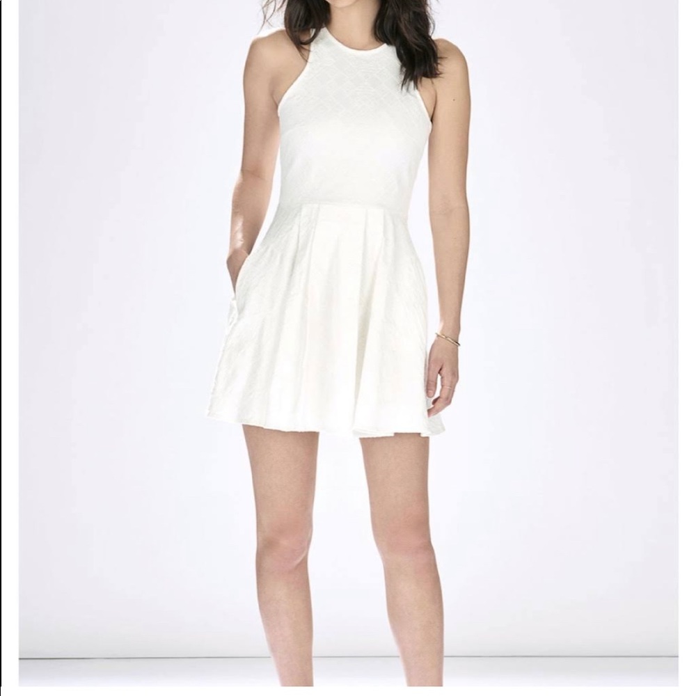 White mini dress by Parker